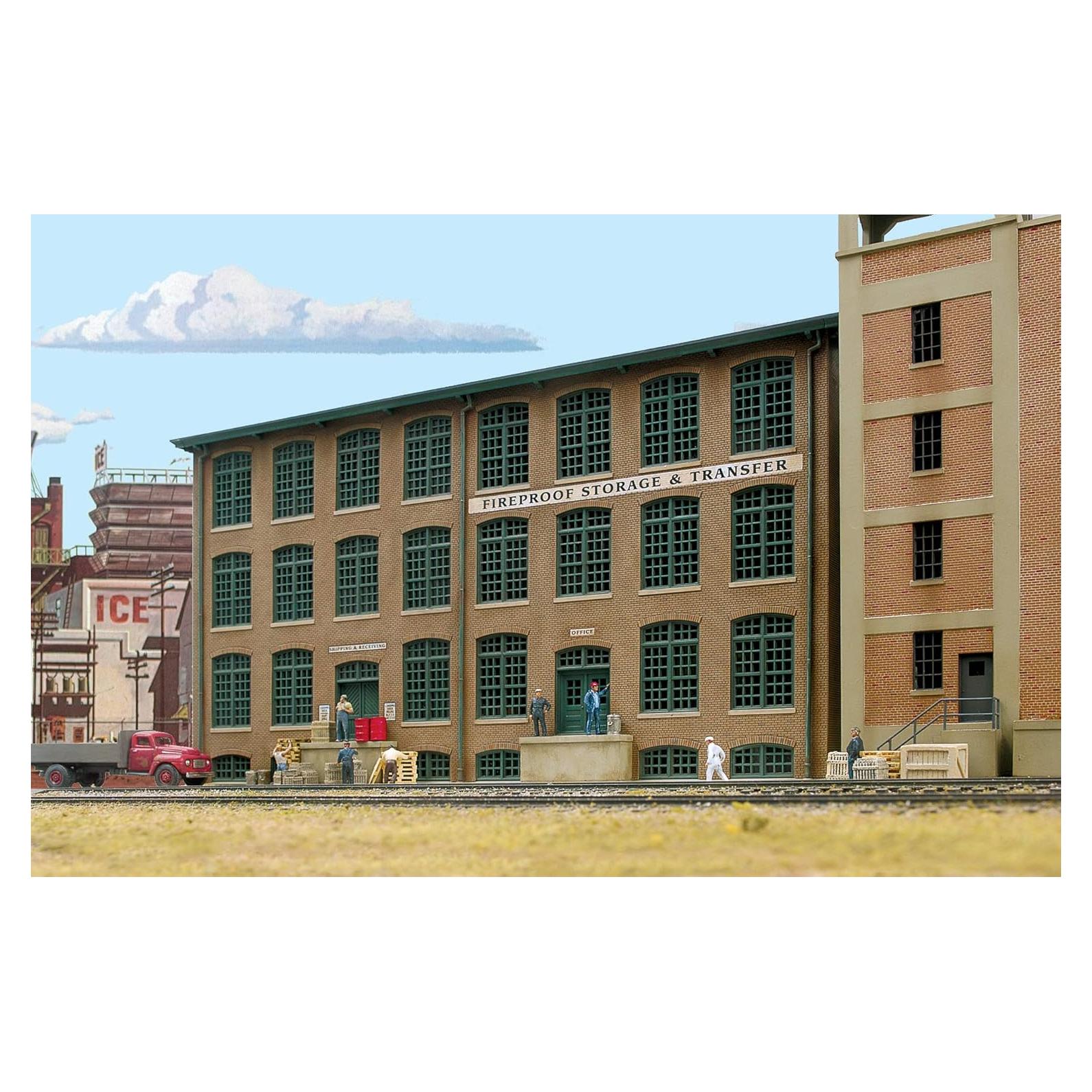 Kit Edificio Almacenamiento Walthers 32.7x17.8cm a Prueba de Fuego