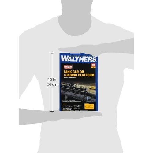 Plataforma de Carga de Aceite Walthers HO 17.8x2.1cm
