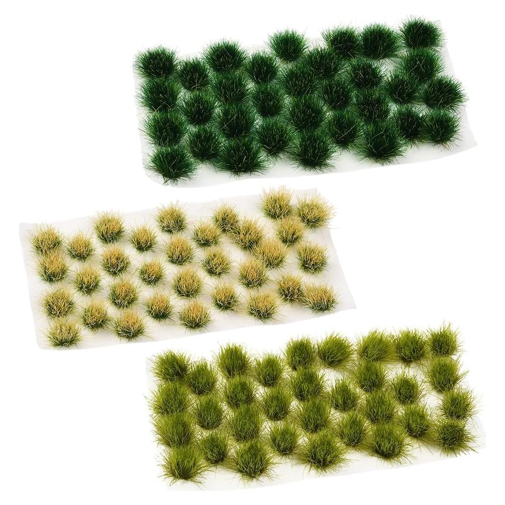 Set de Paisajismo SOFPLATE 96Pcs Tufts Miniatura Verde