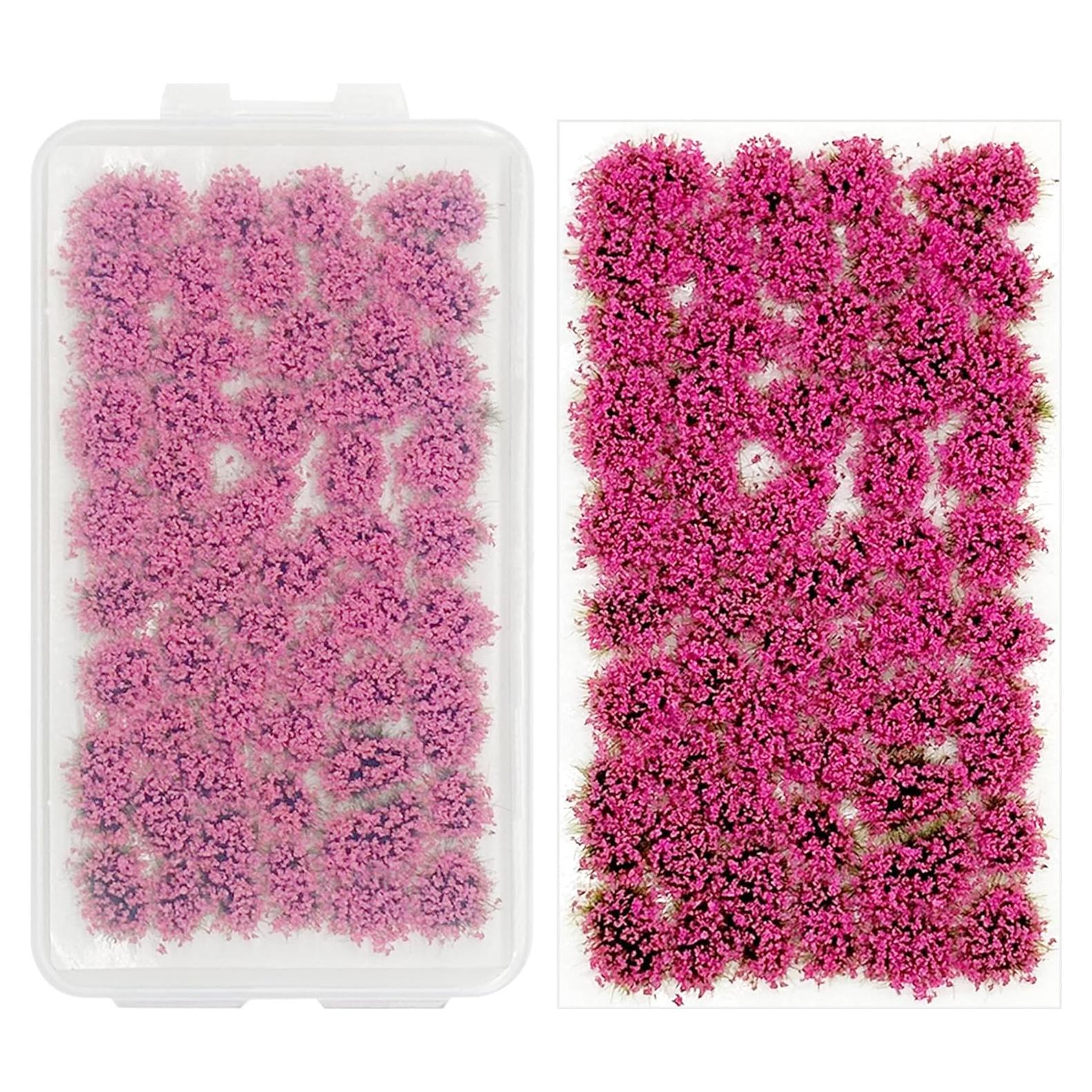 Tufts de Hierba Estática Attuslla 53 Piezas Color Púrpura