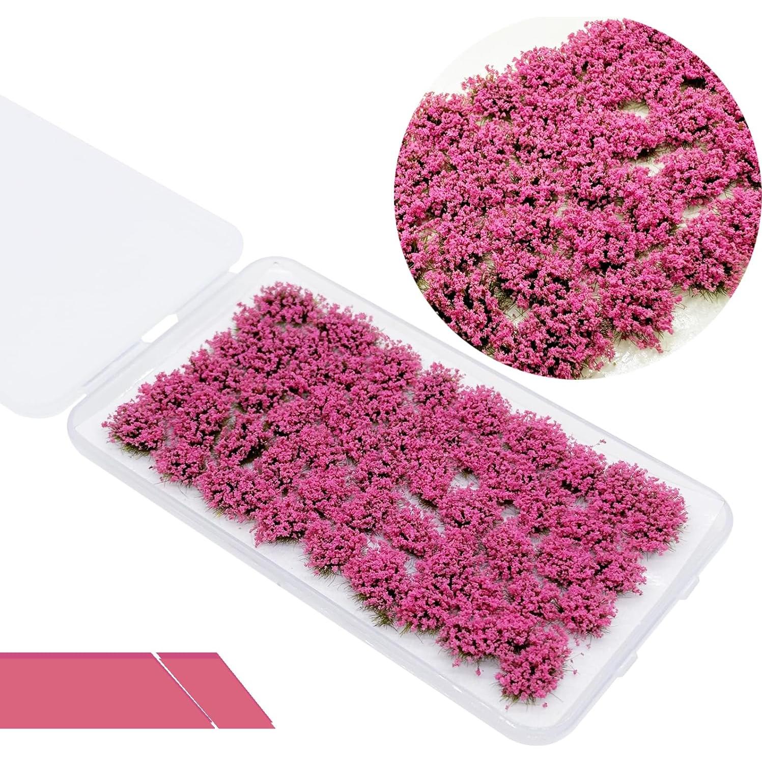 Tufts de Hierba Estática Attuslla 53 Piezas Color Púrpura