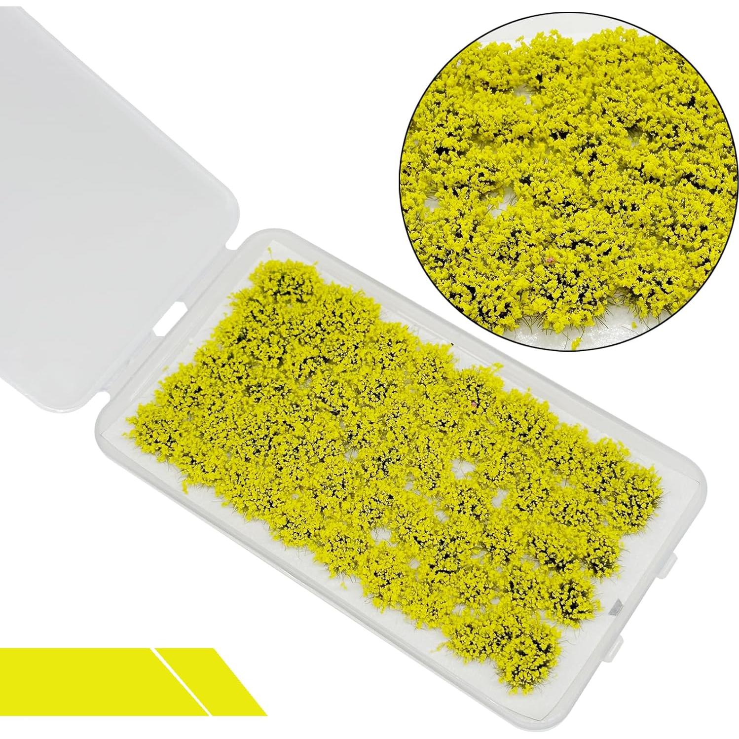 Grupo de Flores Artificiales Attuslla Tuft de Hierba Estática 106 PCS