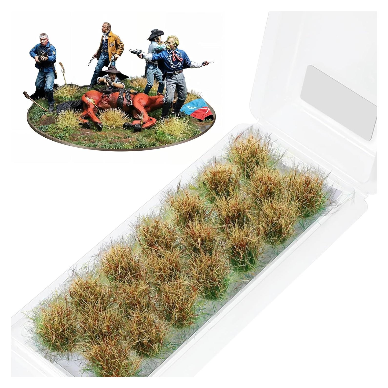 20 Piezas de Hierba Artificial Neyauo para Dioramas Verde