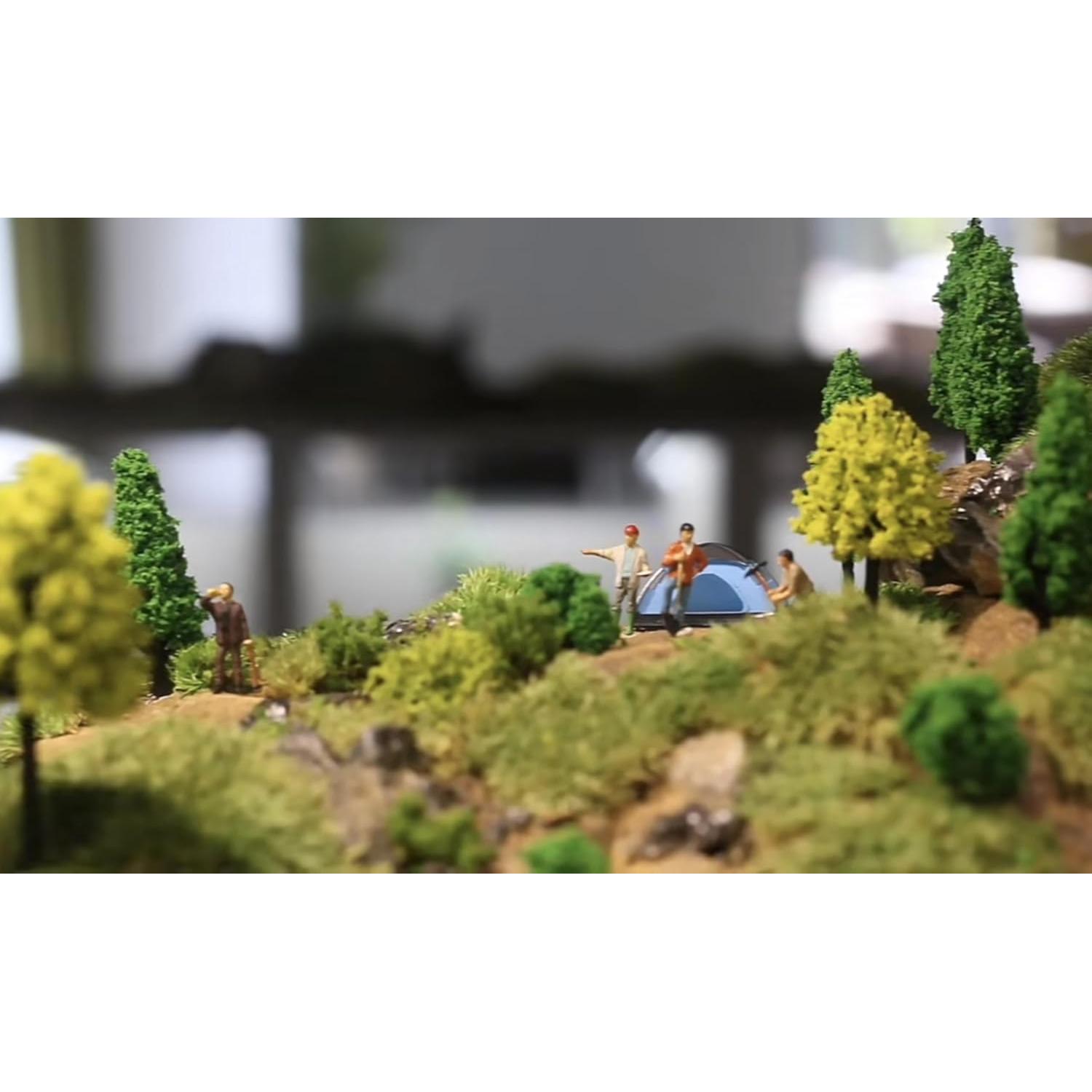 16 Accesorios de Árboles de Modelo KAEZDD para Dioramas