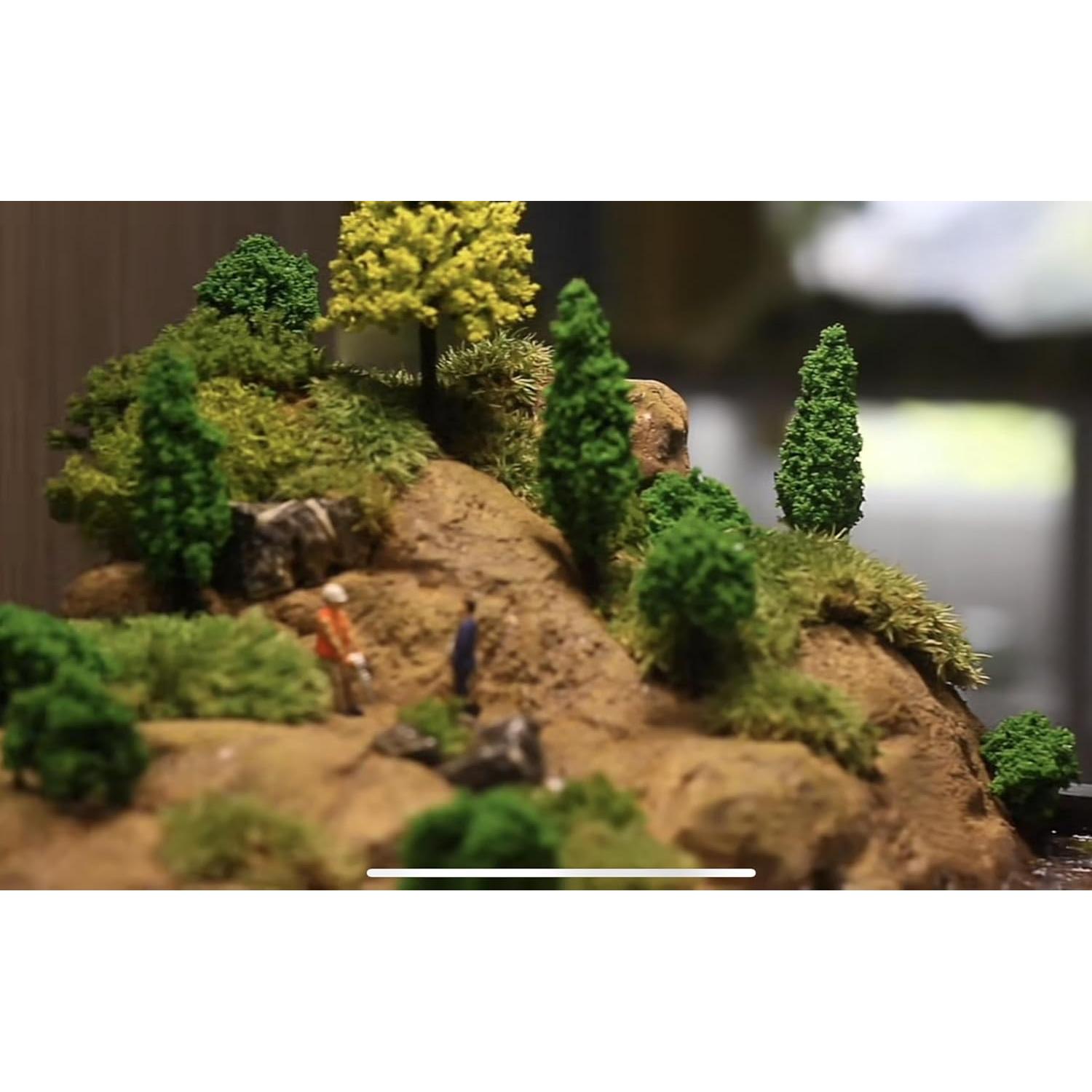 16 Accesorios de Árboles de Modelo KAEZDD para Dioramas