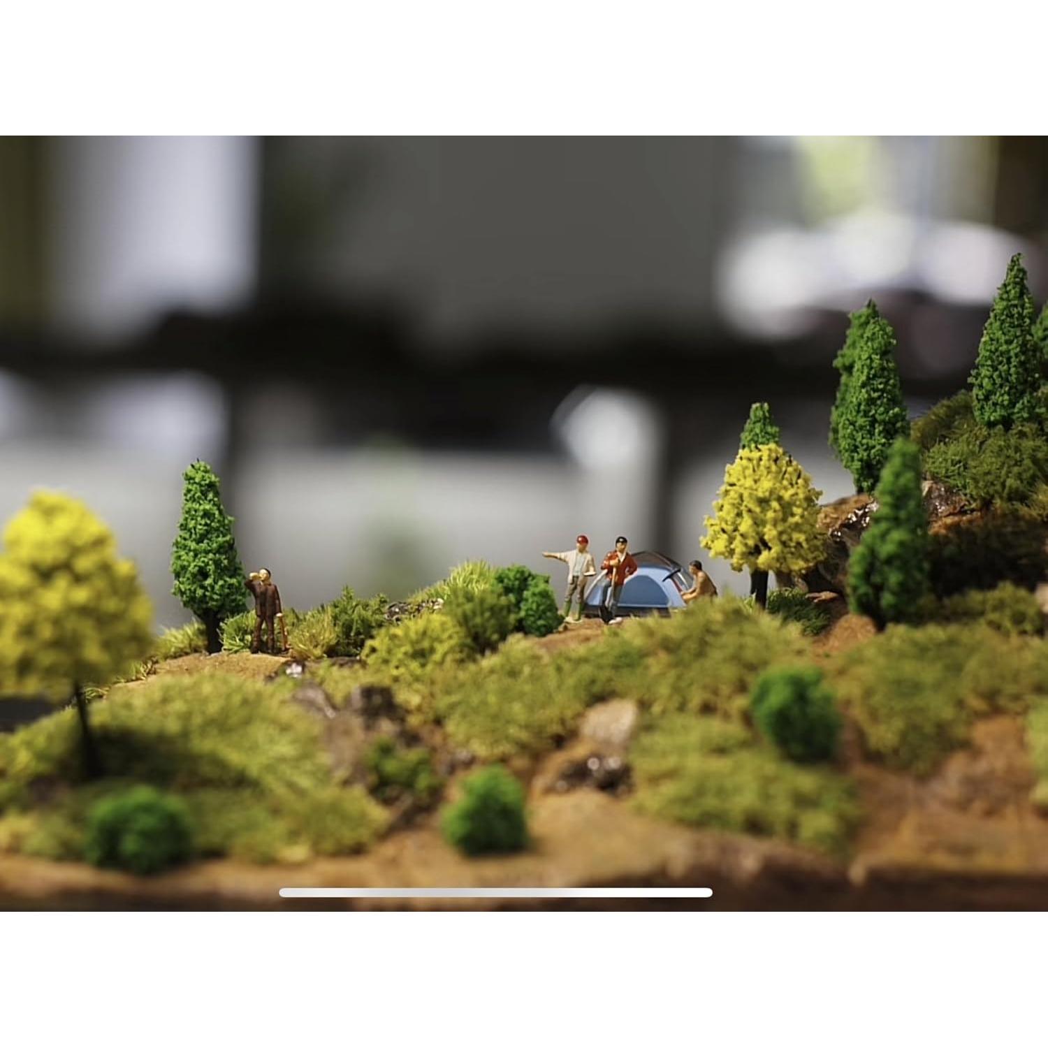 16 Accesorios de Árboles de Modelo KAEZDD para Dioramas