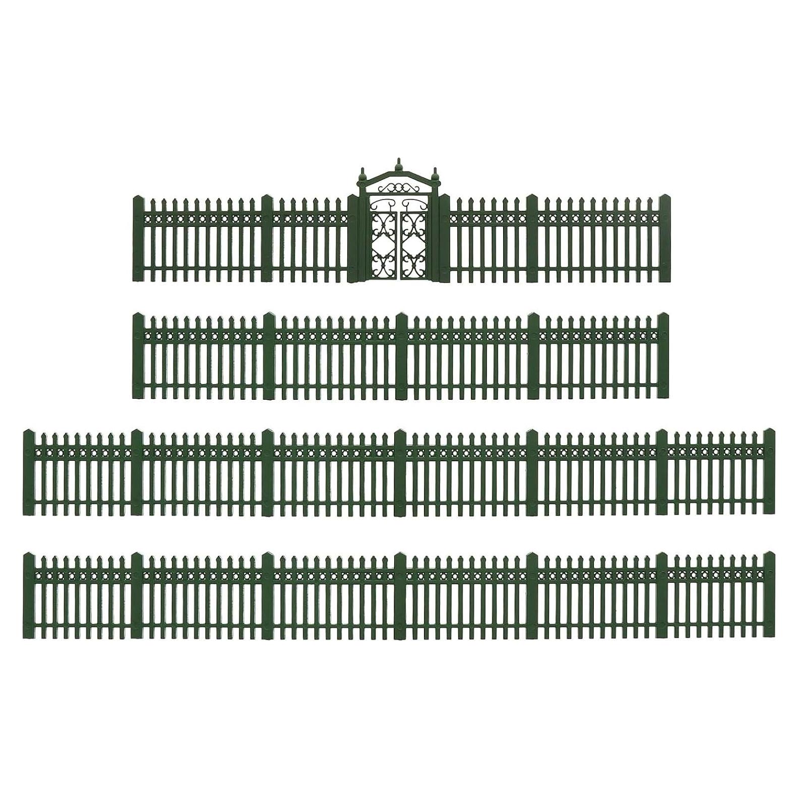 Cercas Modelo Escala O EVEMODEL Tipo A Verde 42.9x7.1cm