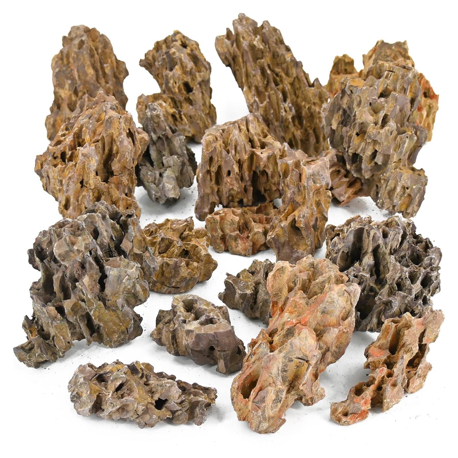 Piedra Dragón Seiryu para Acuarios 20LB - Rocas Naturales