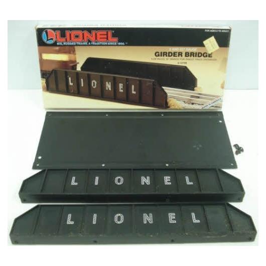 Puente de Viga Lionel FasTrack O Gauge 25.4 cm Metal