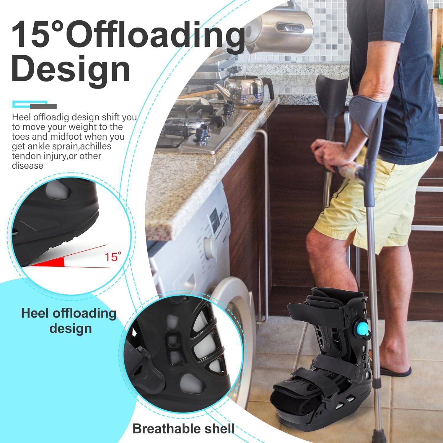 Botín Inflable Médico Shuyan Jiao para Esguince de Tobillo