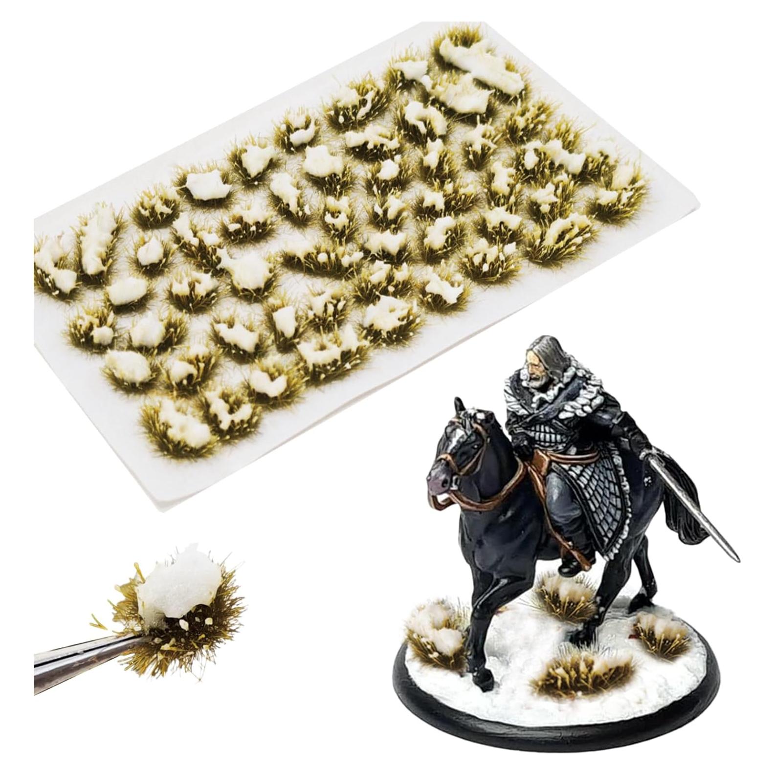 Hierba Estática Nieve Amarillo Warmtree para Paisaje Miniatura