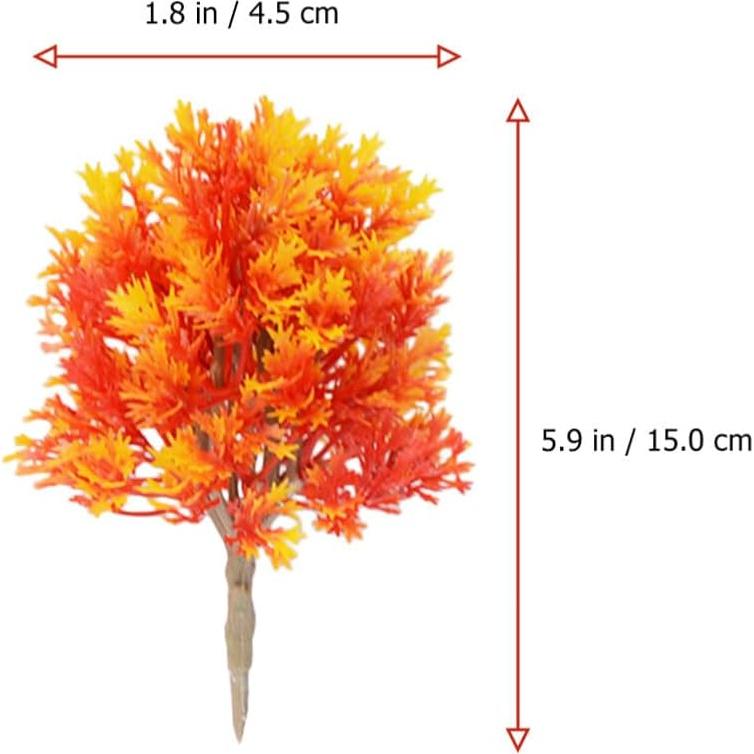 Decoración de Otoño Totority Árboles de Arce Miniatura 15 cm