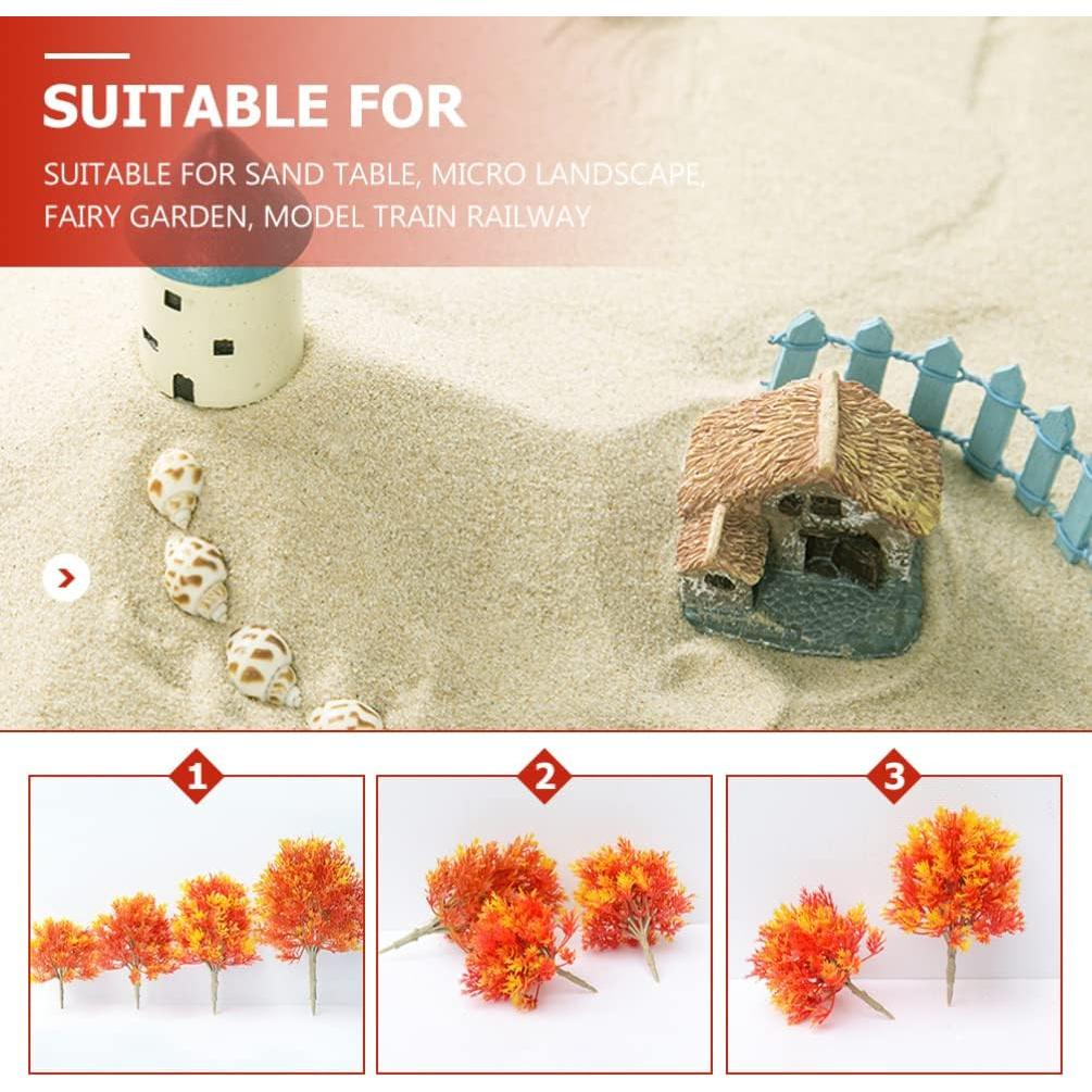 Decoración de Otoño Totority Árboles de Arce Miniatura 15 cm