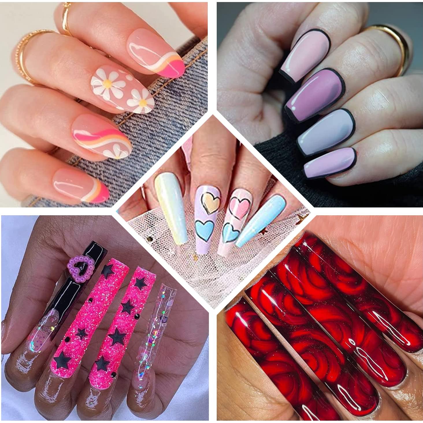 Dedos de Práctica de Silicona Namgznso para Uñas Acrílicas