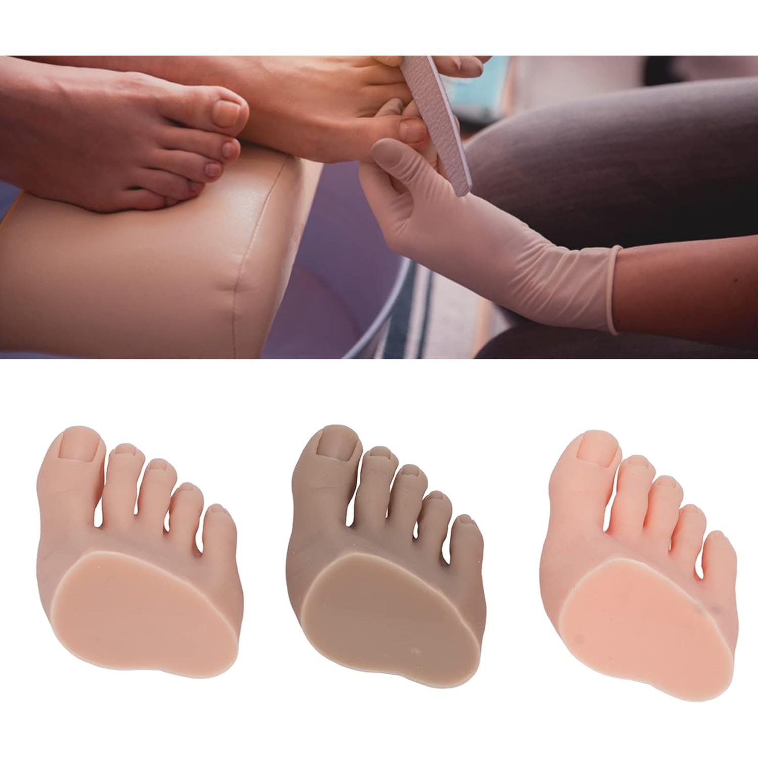 Modelo de Pie Falso de Práctica Fabater - 3 Piezas Silicona