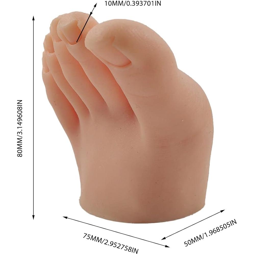 Modelo de Pie Falso de Práctica Fabater - 3 Piezas Silicona