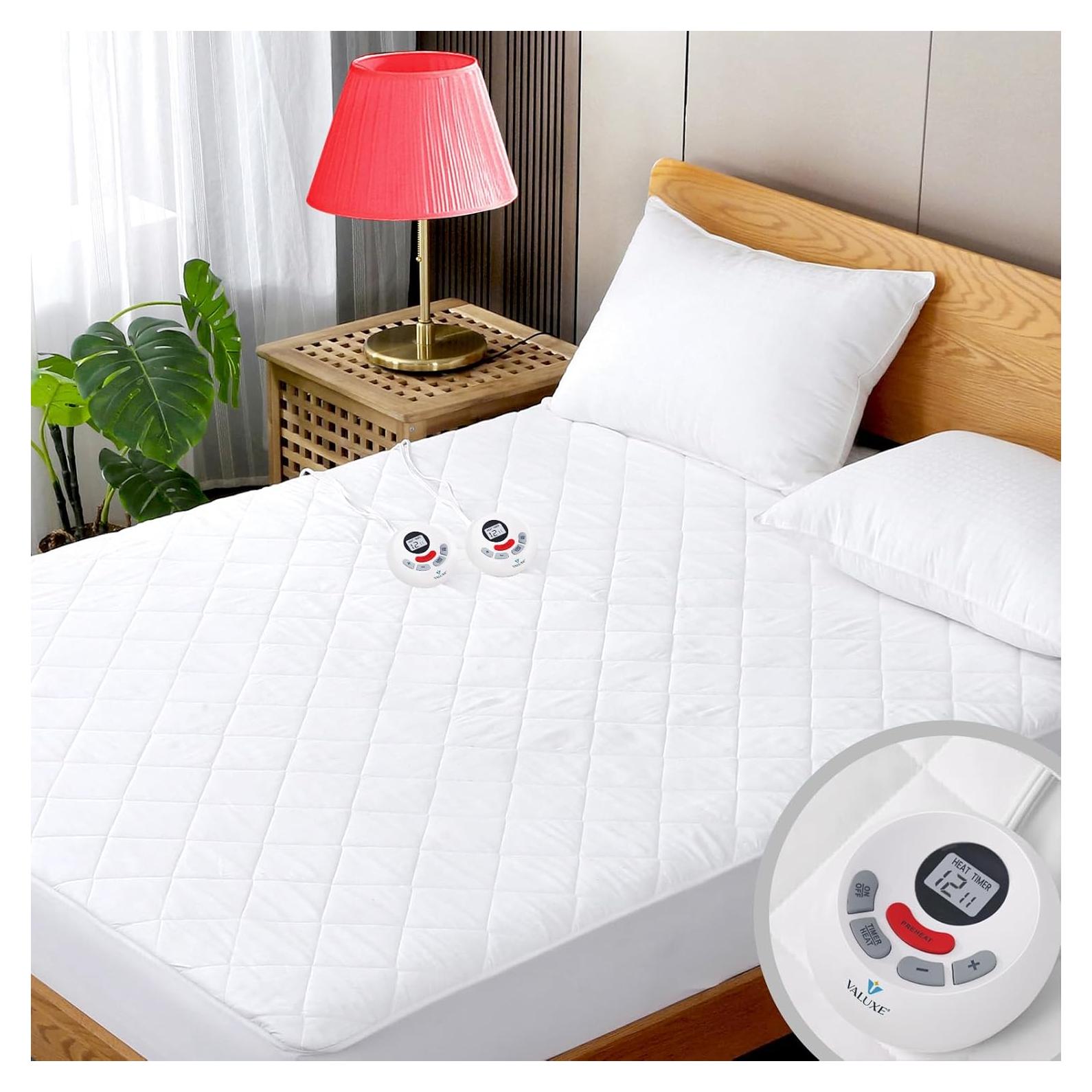 Almohadilla Térmica Doble VALUXE 137x191 cm 10 Niveles Calor