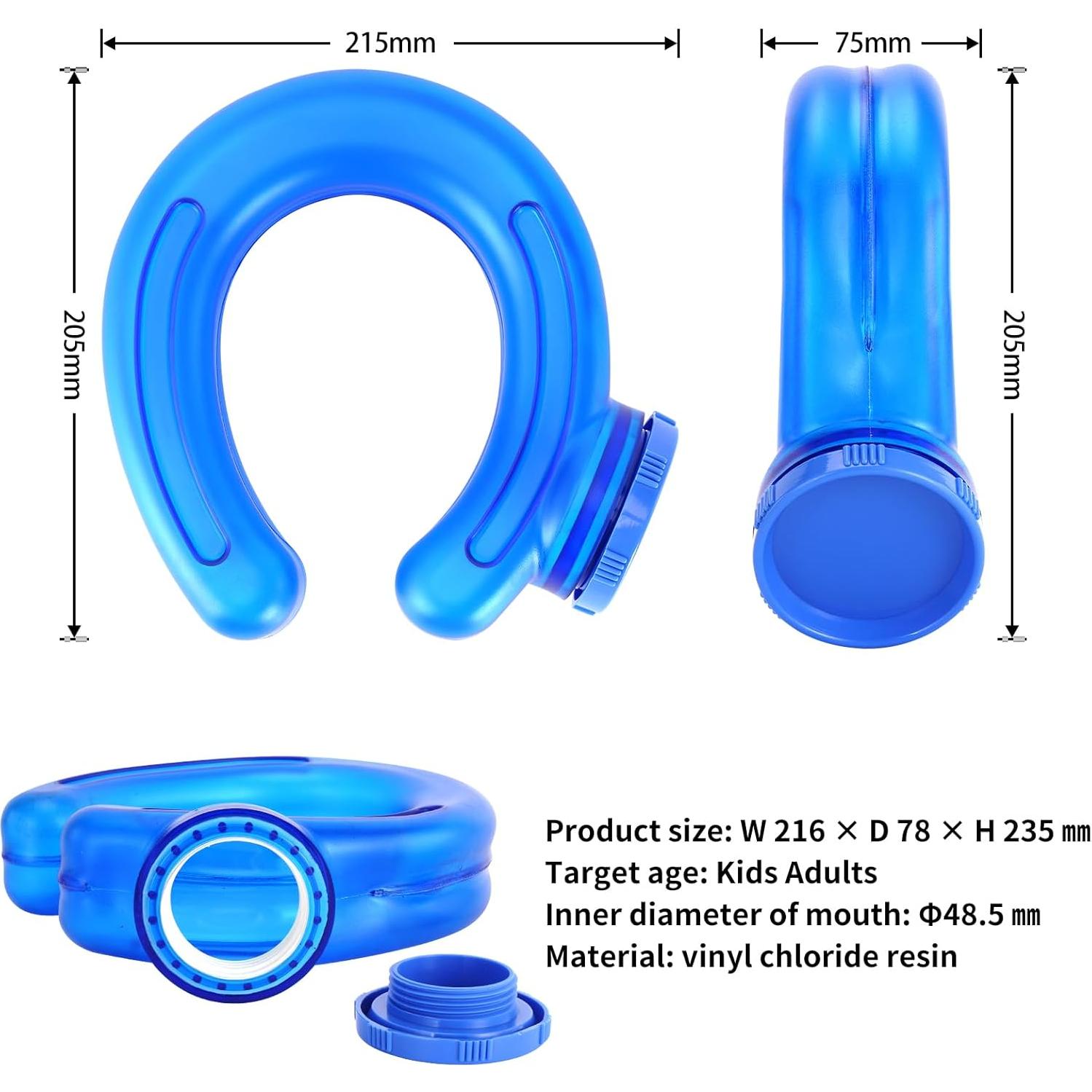 Tubo de Enfriamiento para Cuello Yokulamo - Anillo de Hielo Reutilizable Negro