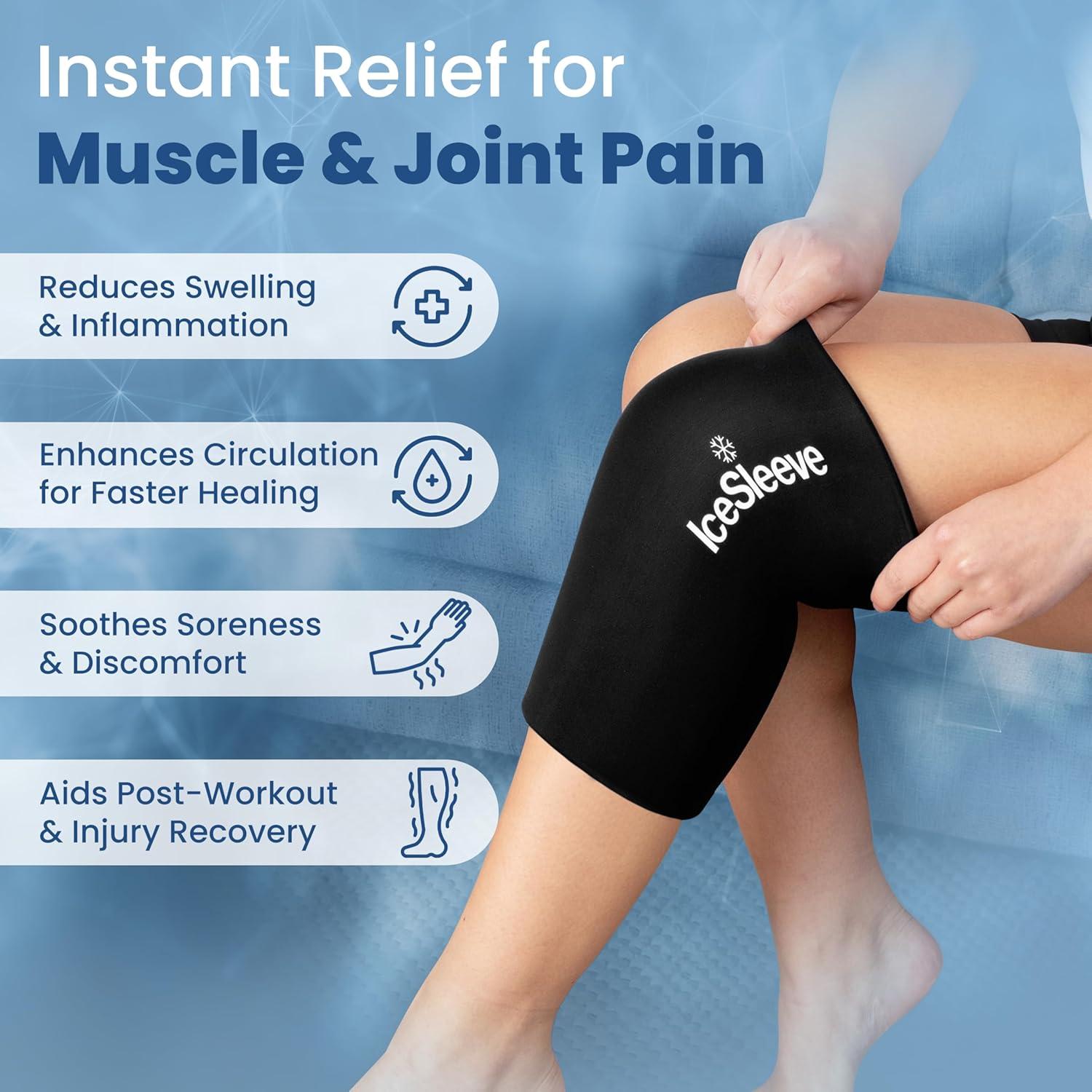 Manga de Hielo Reutilizable IceSleeve XL para Codo y Rodilla