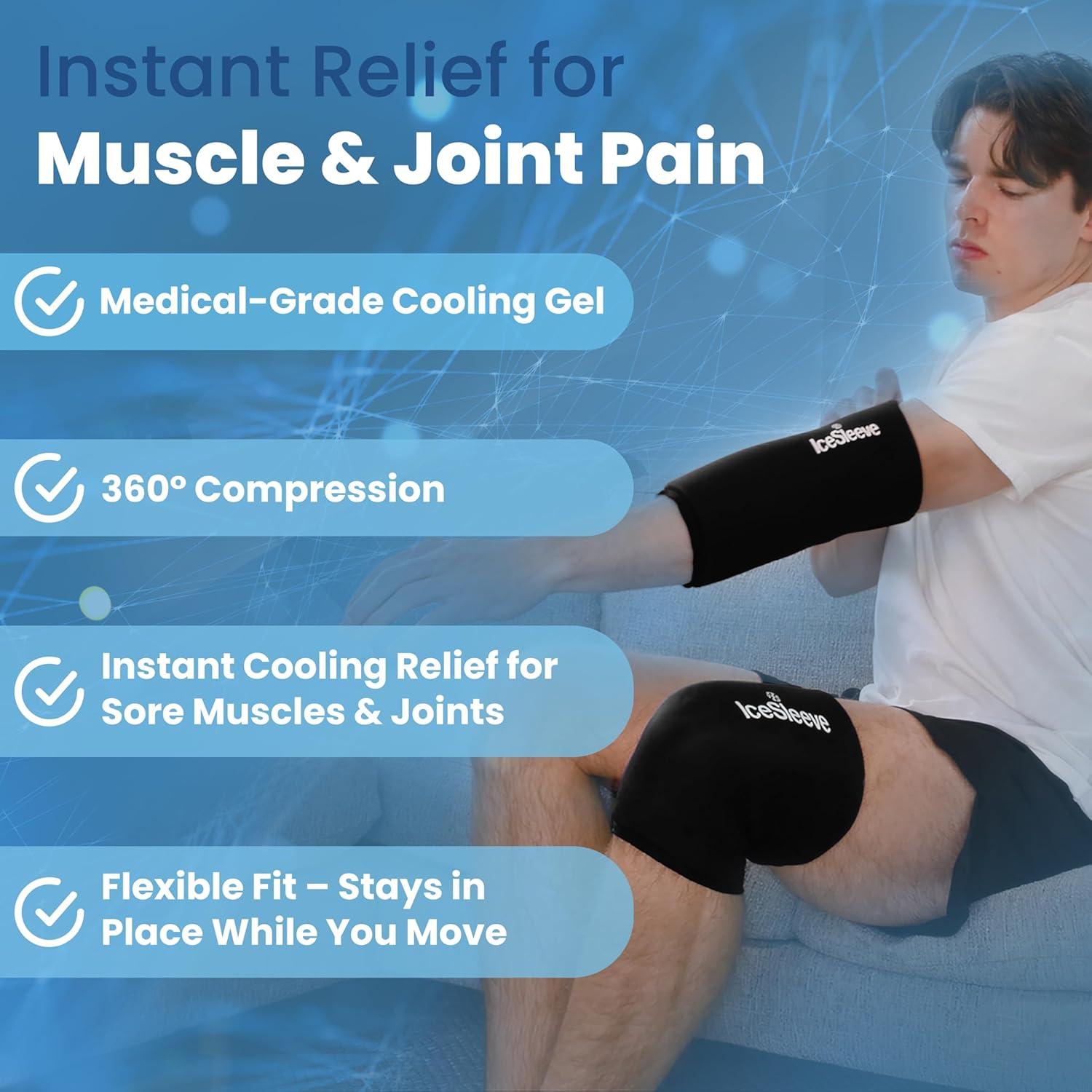 Manga de Hielo Reutilizable IceSleeve XL para Codo y Rodilla