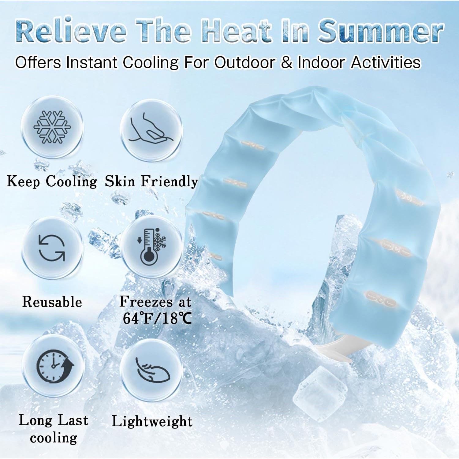 Tubo Refrigerante de Cuello MOSOKI Blanco Reutilizable 100g