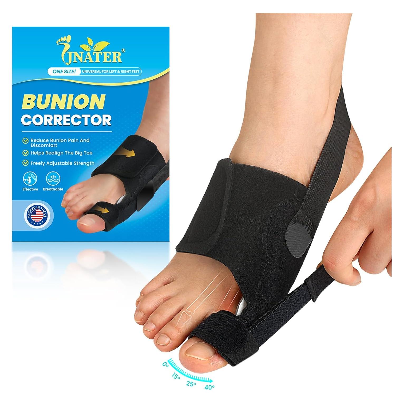 Corrector de Juanetes JNATER - 2 Pcs Ajustable para Alivio