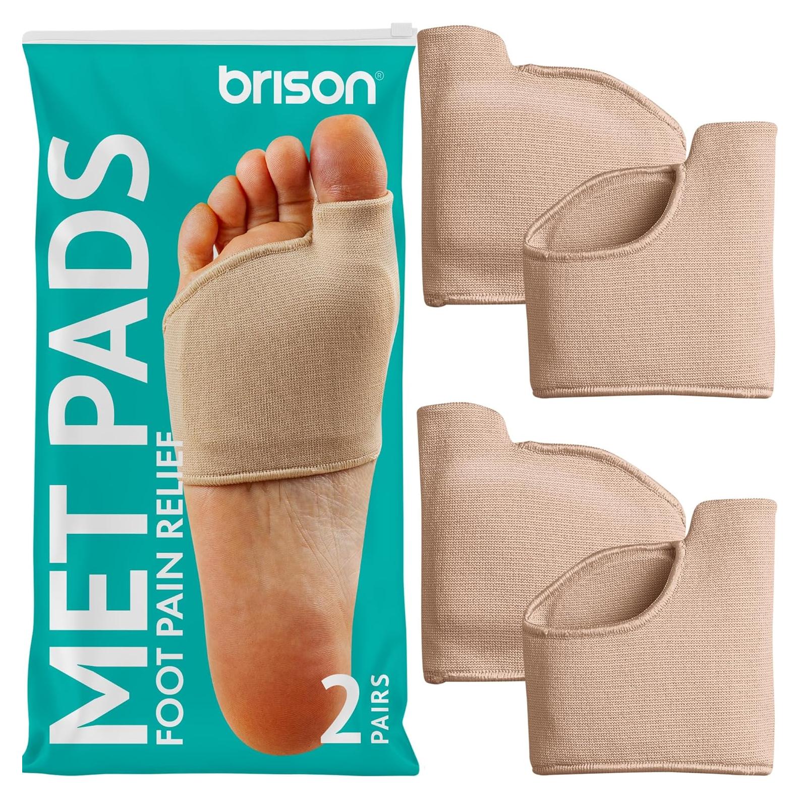 Almohadillas Metatarsales Brison para Alivio del Dolor - 2 Pares