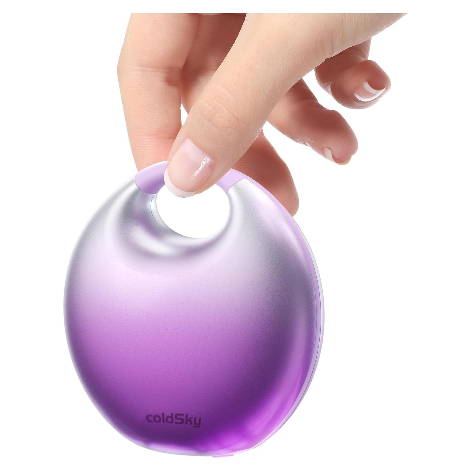 Calentador de Manos Eléctrico coldSky YL129 4000mAh Púrpura