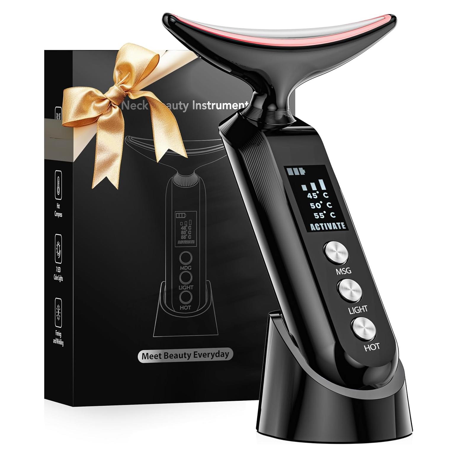 Masajeador Facial y de Cuello Rantxiny con Calor y Vibración