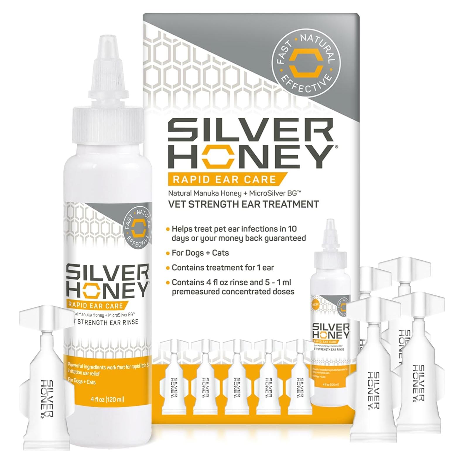 Absorbine Silver Honey Cuidado Rápido de Oídos Veterinario 10 Días