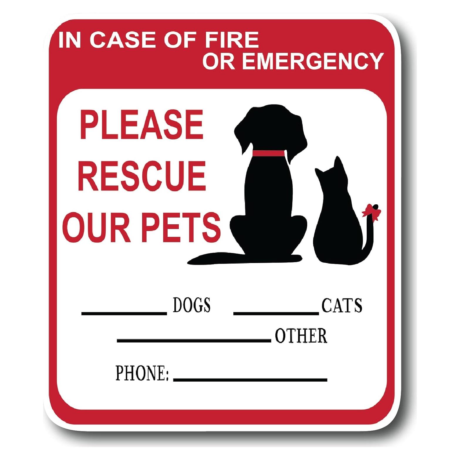 Alarma de Emergencia para Mascotas CS1414-2PK - 12.7x17.8cm