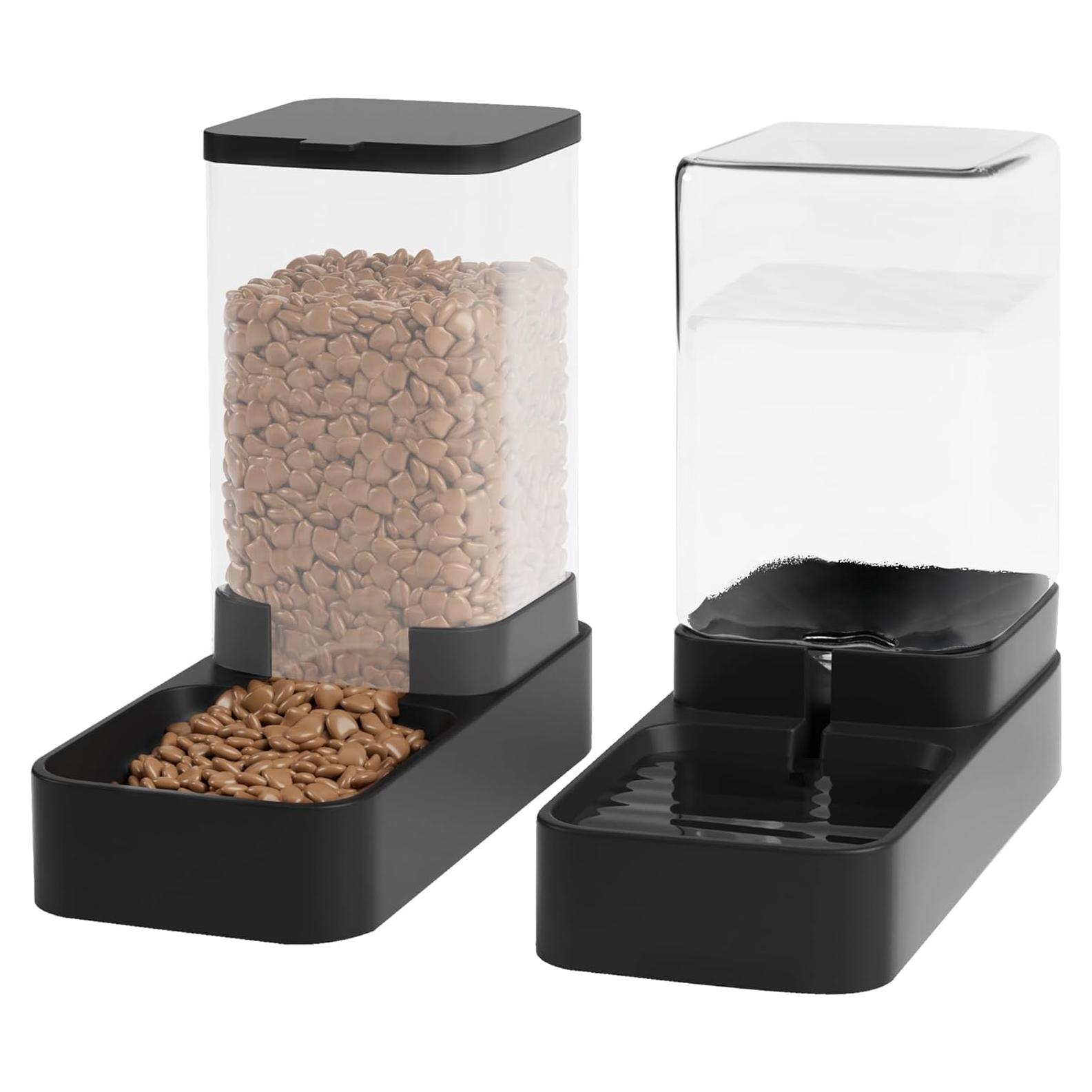 Dispensador Automático de Comida y Agua Wefeedy 3.3L Negro