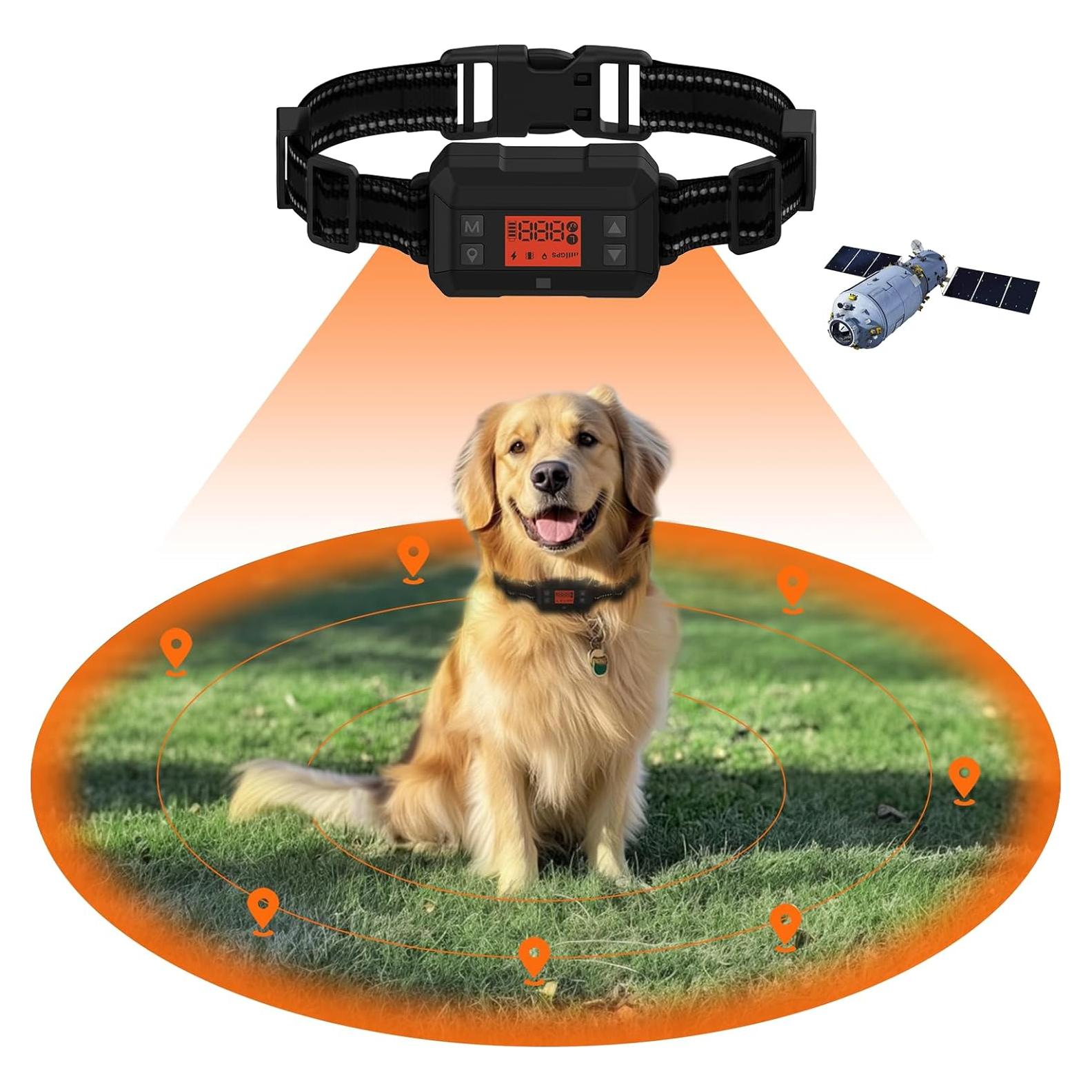 Collar GPS Inalámbrico Impermeable PetHey F810 para Perros