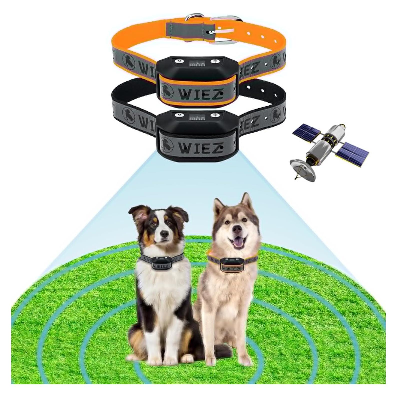 Cerca Inalámbrica GPS para Perros WIEZ D020, Rango 20-1000m