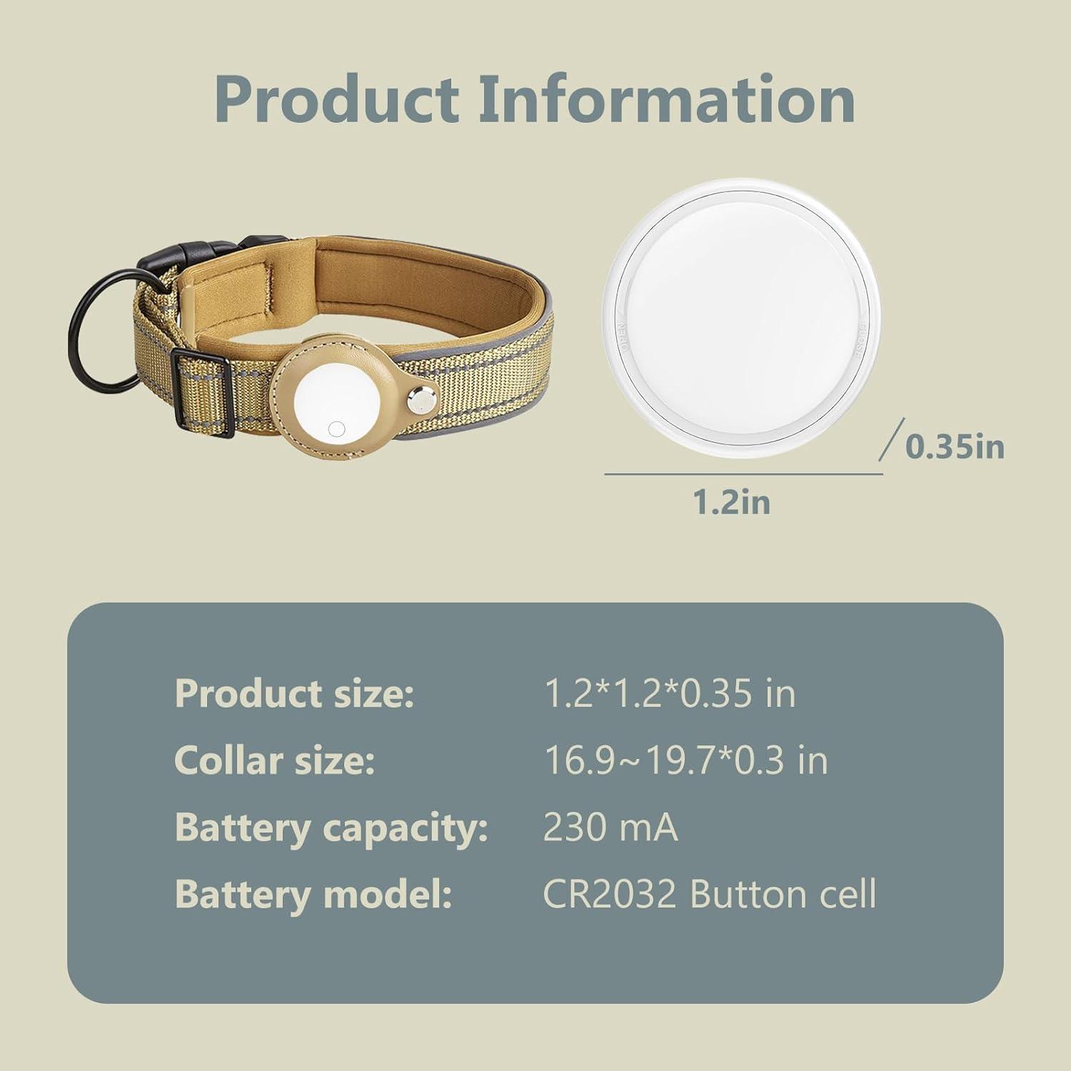 Collar Táctico para Perros Jasullminral HT 03-TTC con Rastreador iOS