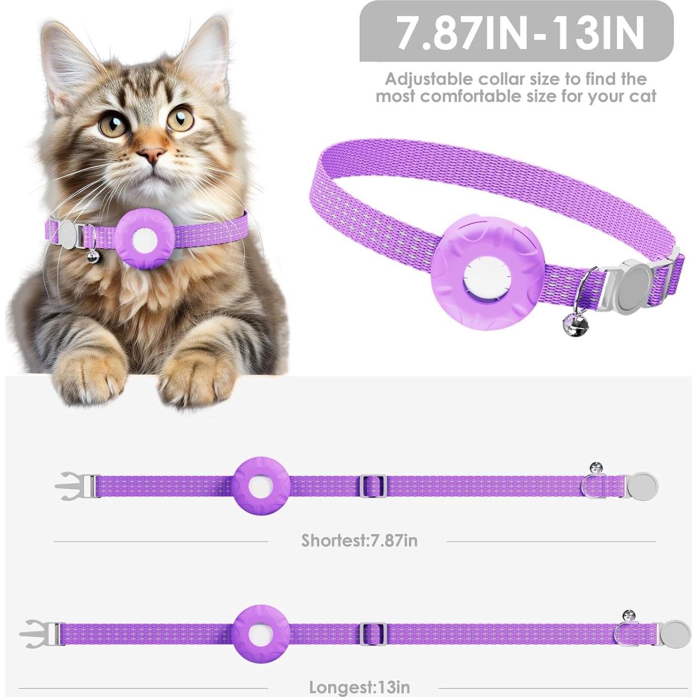 Rastreador GPS para Gatos HONGTOP H, Collar Bluetooth Sin Cuota