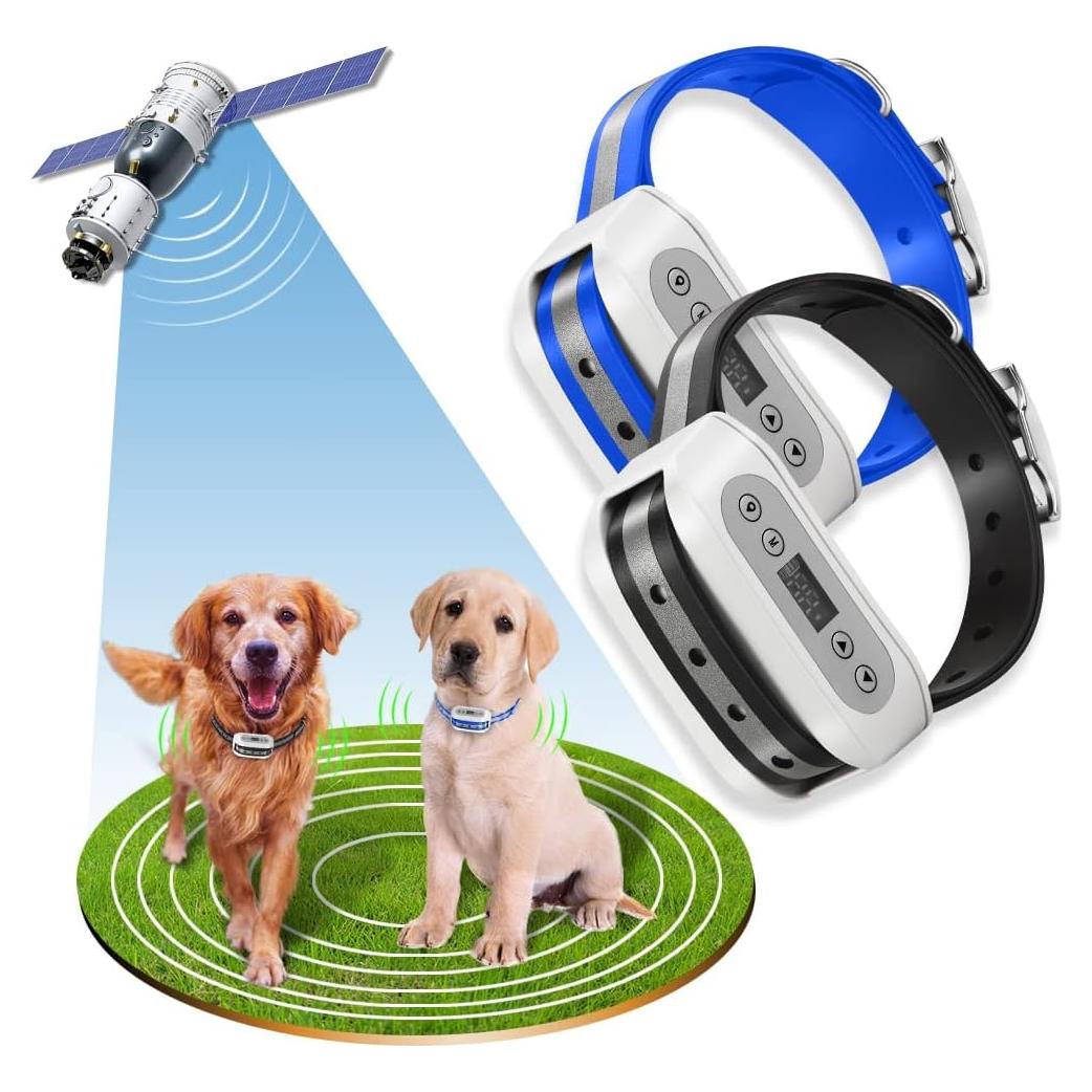 Sistema de Cerca Inalámbrica GPS Petsfun para 2 Perros