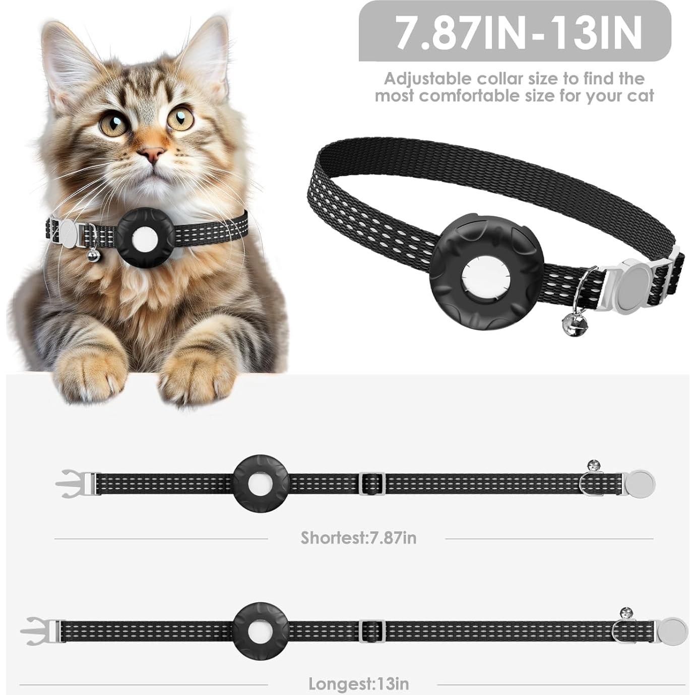 Rastreador GPS para Gatos HONGTOP H, Impermeable, Sin Cuota Mensual