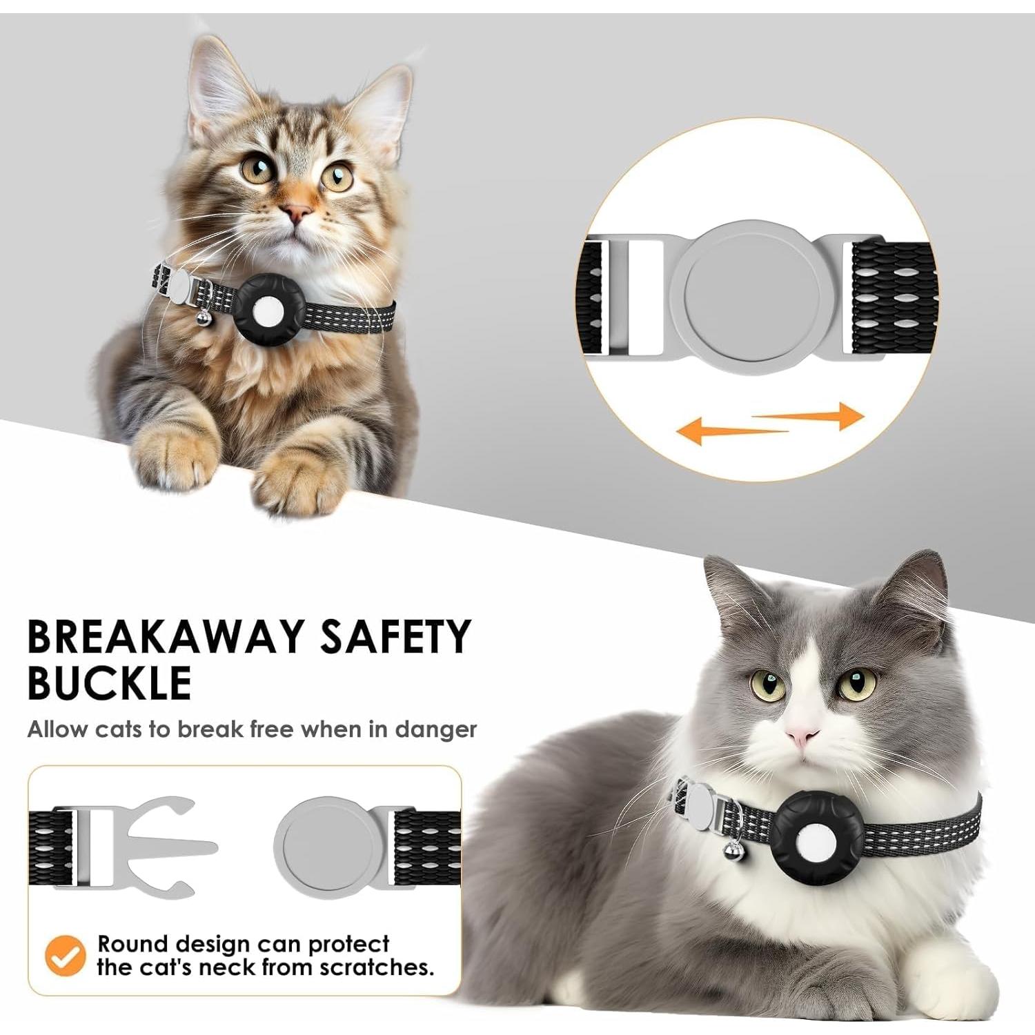 Rastreador GPS para Gatos HONGTOP H, Impermeable, Sin Cuota Mensual