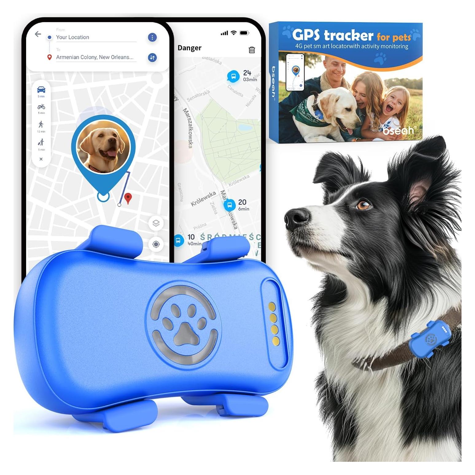 Rastreador GPS para Mascotas SUOFEIYA - Impermeable y en Tiempo Real
