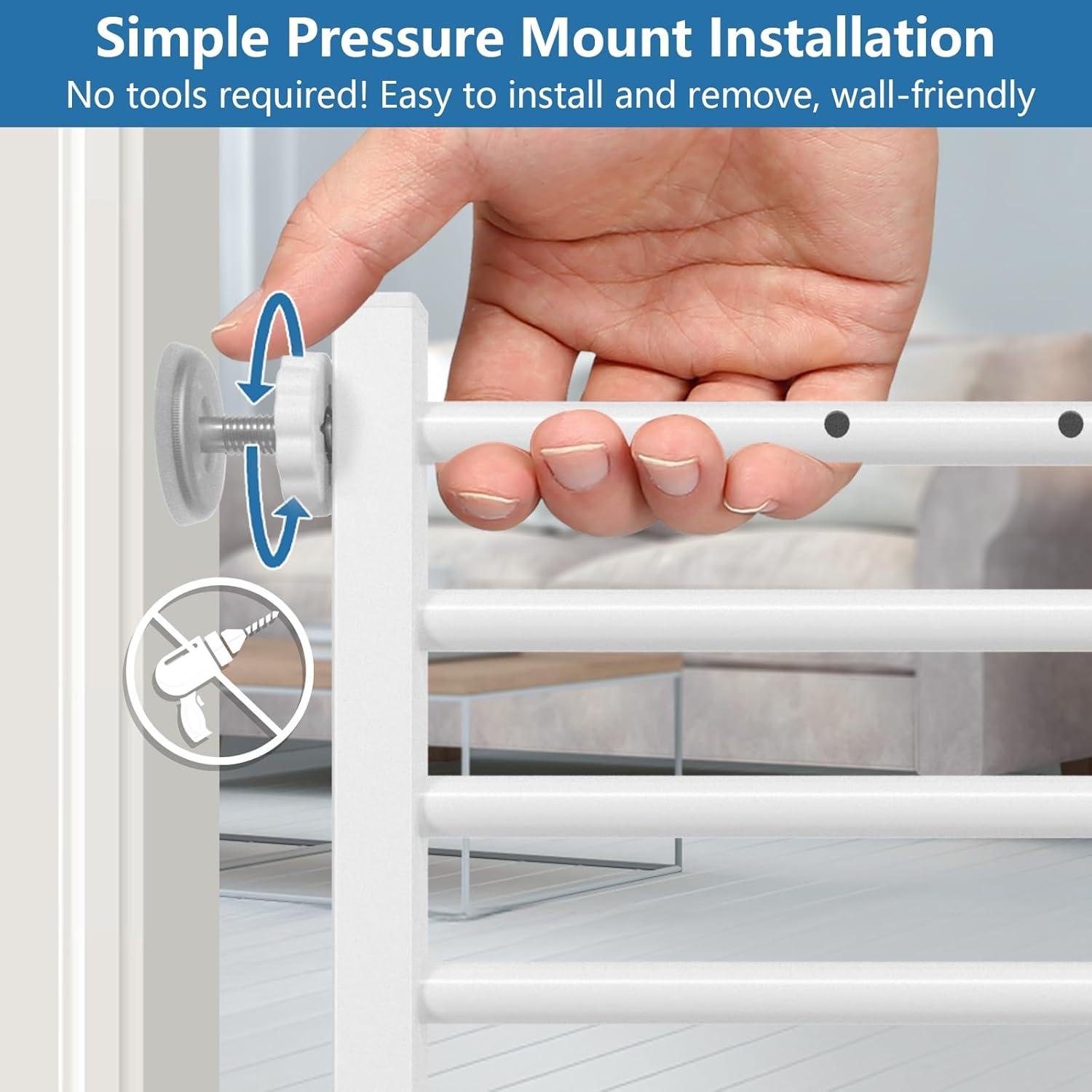 Puerta para Perros Malier 10cm Alta Metal Extra Ancha