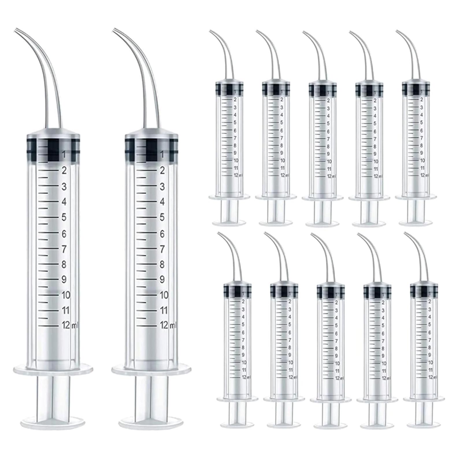 Paquete de 12 Jeringas Dentales Desechables 12ml DIELLY