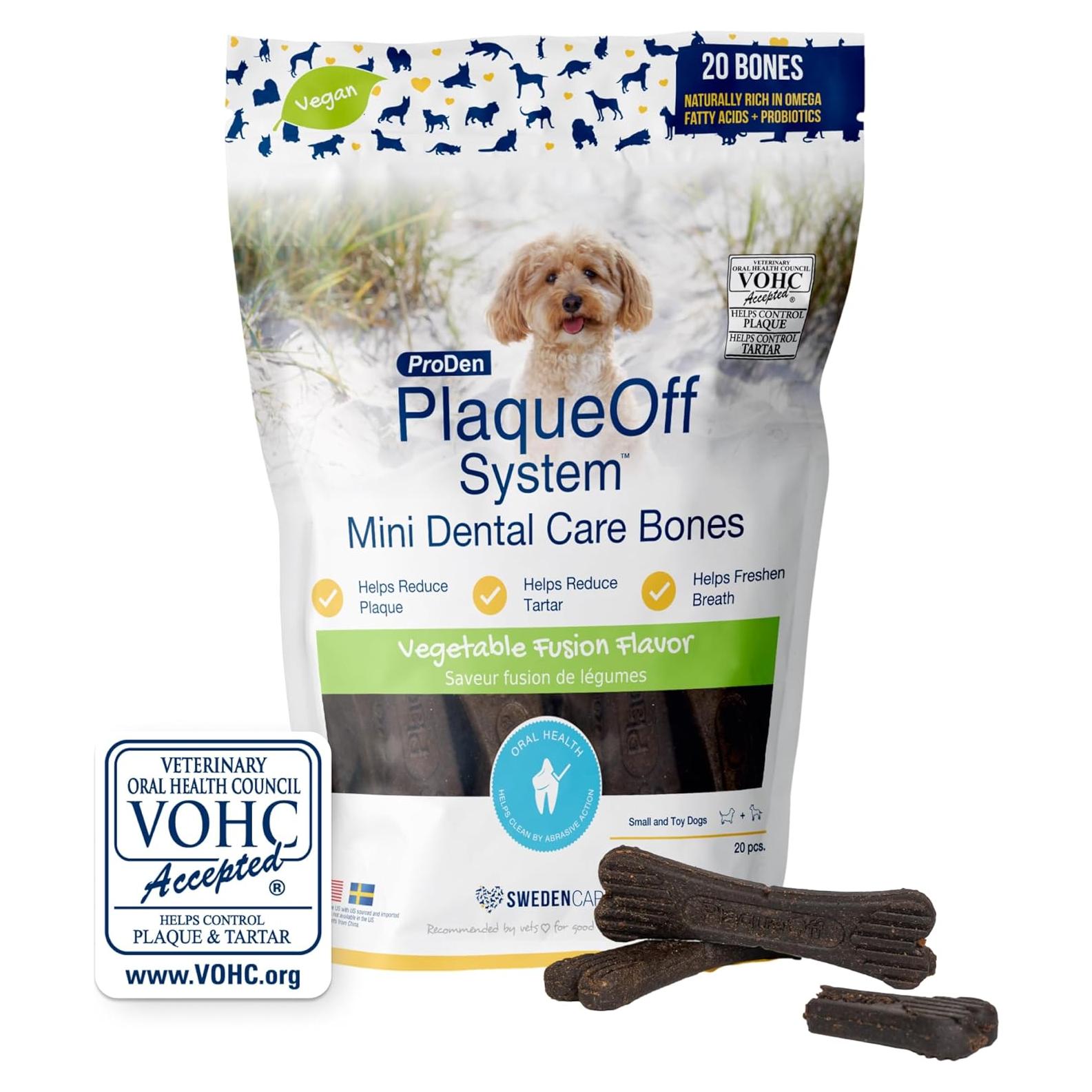 Huesos Dentales ProDen PlaqueOff Mini para Perros 340g