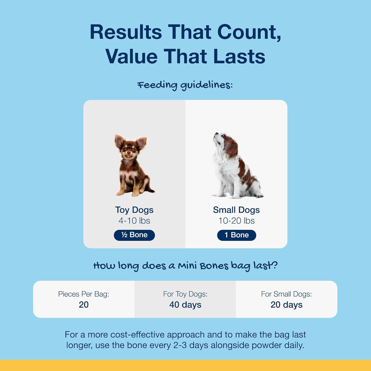 Huesos Dentales ProDen PlaqueOff Mini para Perros 340g