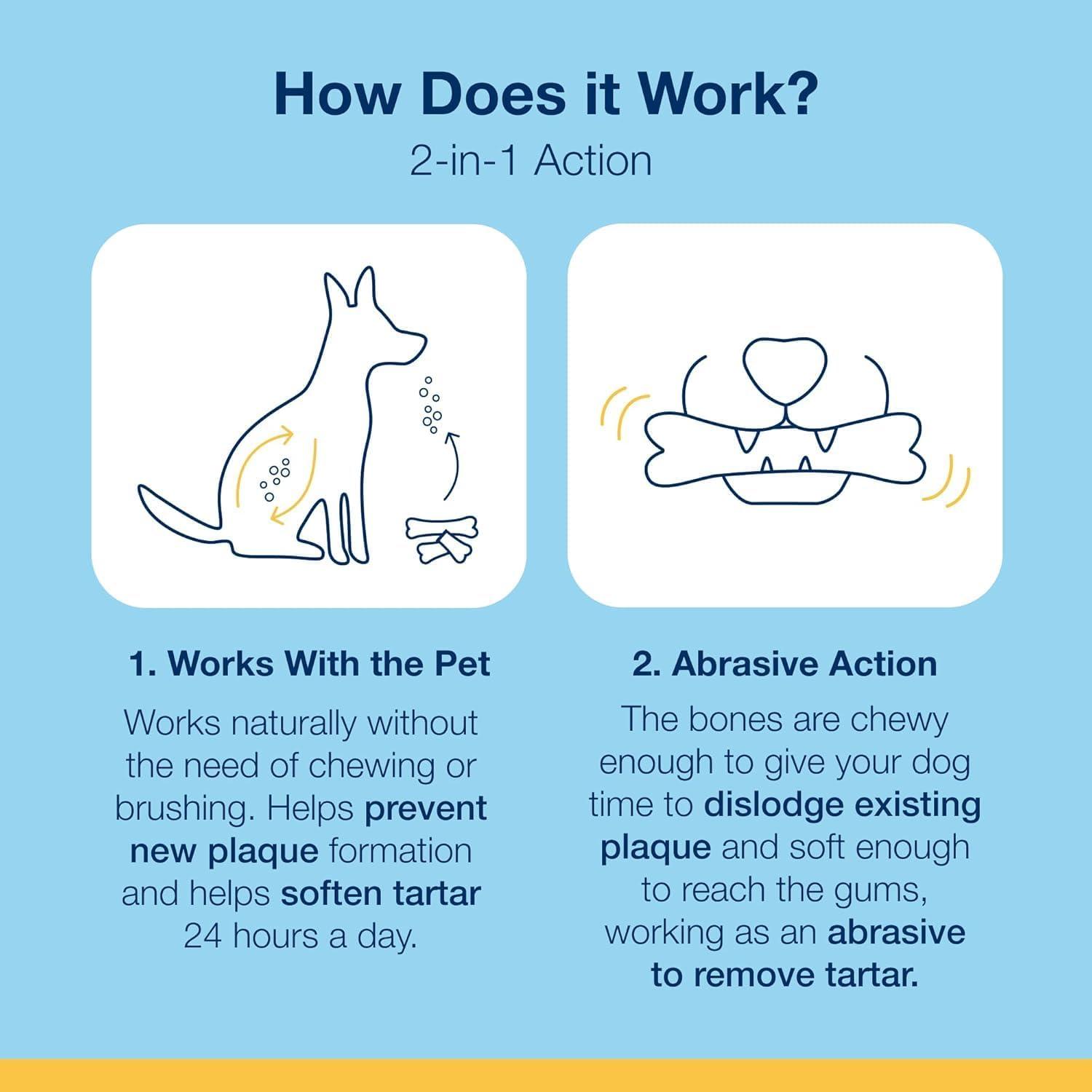 Huesos Dentales ProDen PlaqueOff Mini para Perros 340g