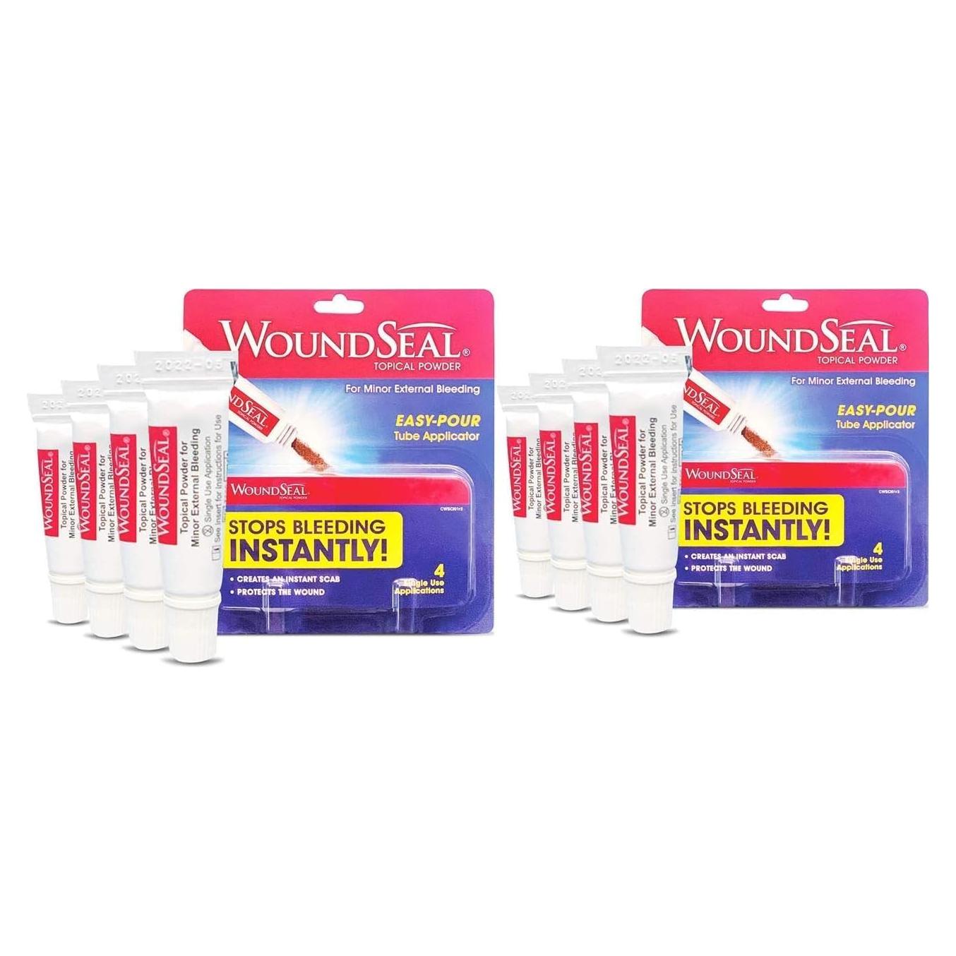 Polvo WoundSeal - Cuidado de Heridas - Detiene Sangrado Rápido