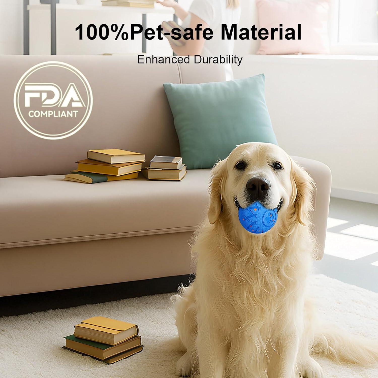 Pelota Interactiva para Perros XINGZUAN, 8 cm, E-TPU, IP54