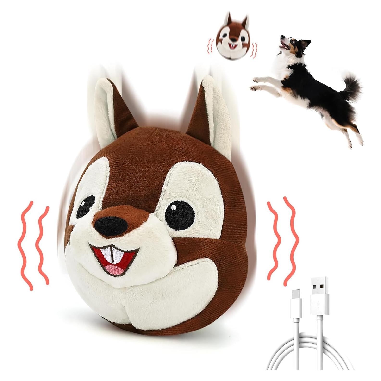 Juguete Interactivo para Perros VYsTN - Ardilla Hablante Recargable