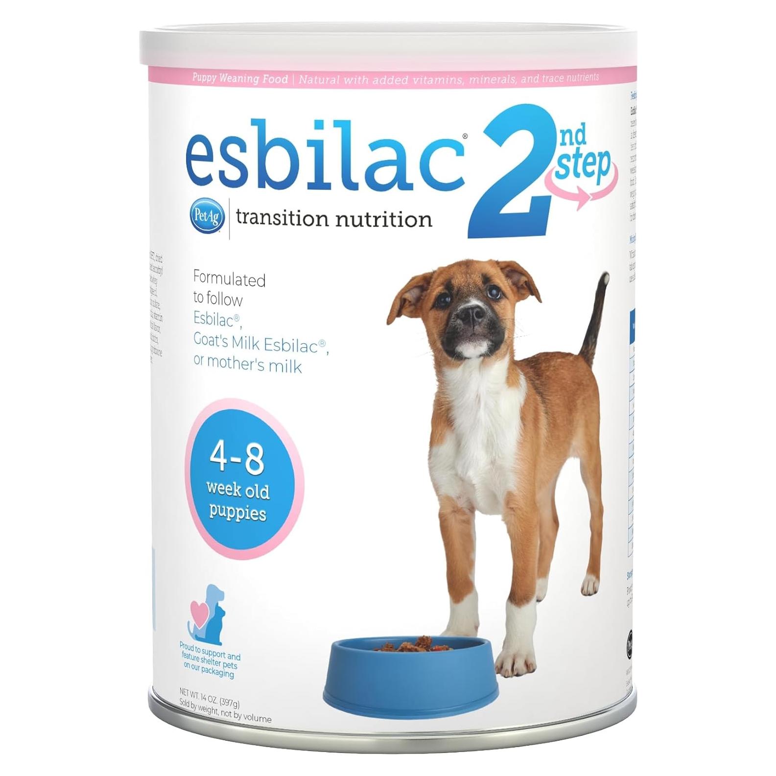 Comida en Polvo para Destete de Cachorros Pet-Ag Esbilac 396 g