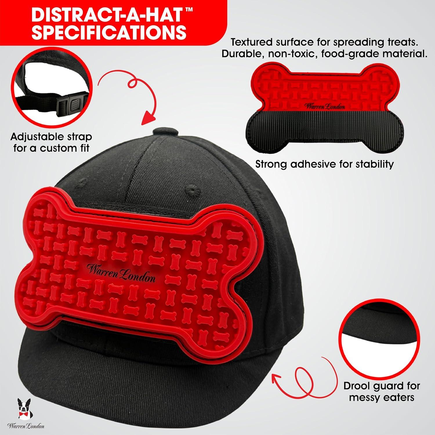 Distract-A-Hat Warren London - Sombrero para Perros Acicalamiento
